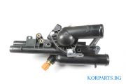 ТЯЛО ТЕРМОСТАТ К-КТ  2.0/2.4L (G4KE, G4KJ) (MPI)(GDI)  SANTA FE 2.4 (10-15), SORENTO 2.4 (09-14)
